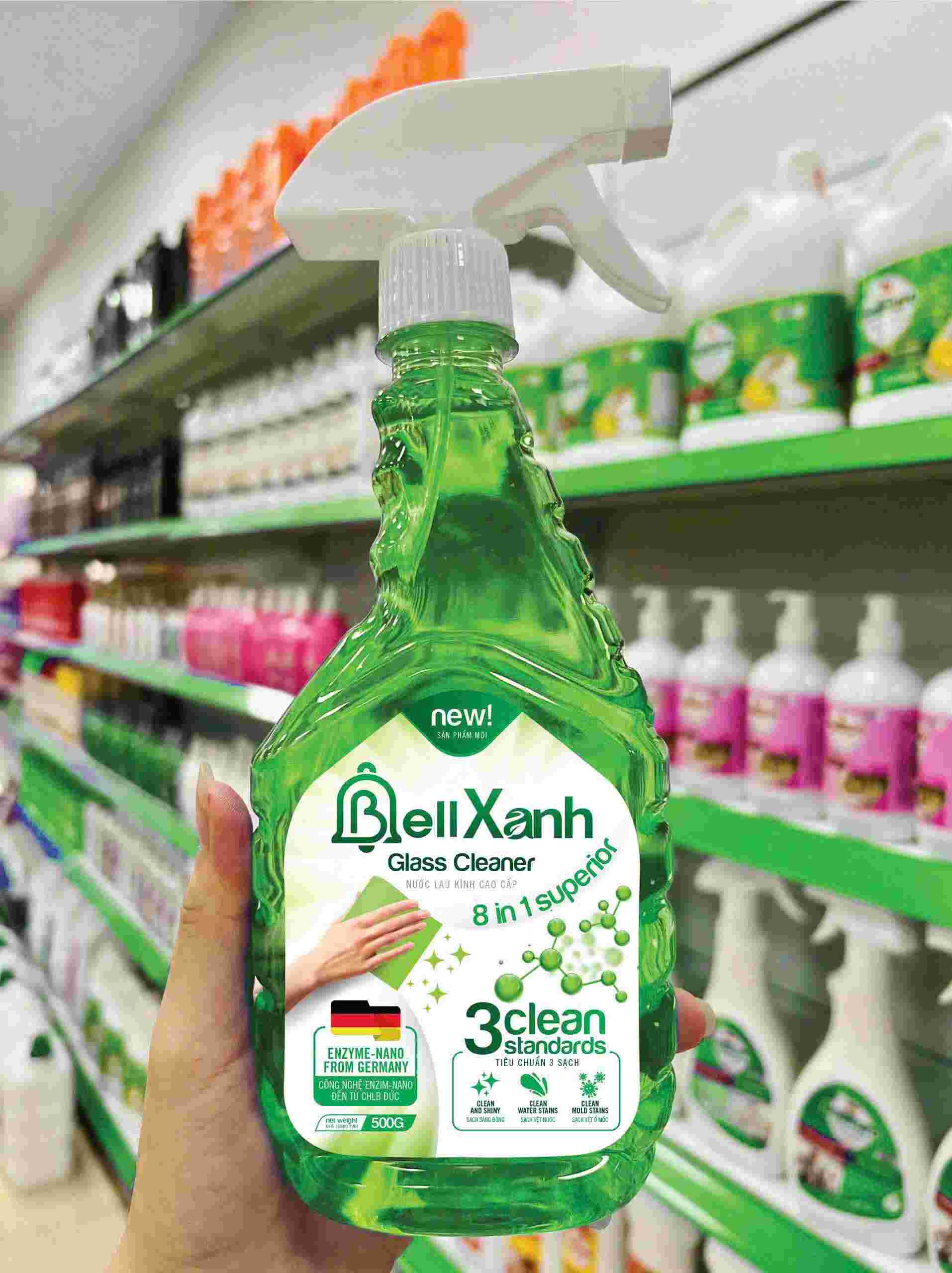 Nước Xịt Kính Bell Xanh 500g